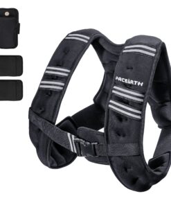 Pacearth Weighted Vest with Arm Strap Phone Pouch and Reflective Stripe 6lbs-30lbs
