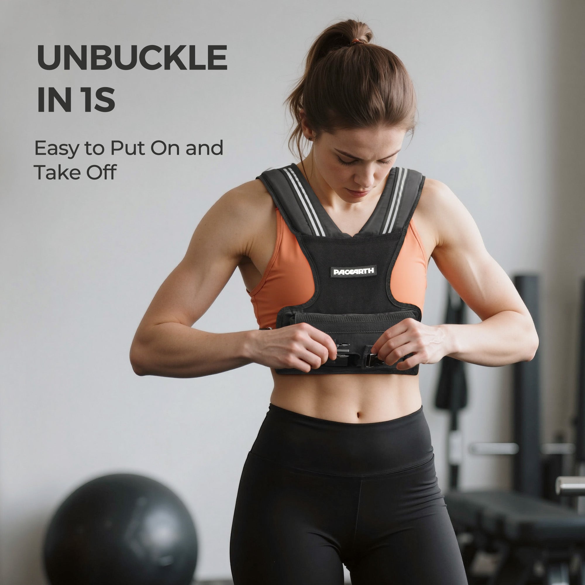Weight-Adjustable Vest with Add-on Iron Blocks for Hardcore Strength Training 20lb/22lb - Image 7